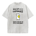 When Life Gives You Lemons Squeeze Them Into The Eyes Of Your Enemies Cat Graphic T Shirt